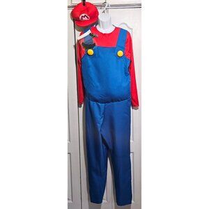 Super Mario Adult Costume Plush Stuffed Bubble Belly Nintendo Disguise Men's MED